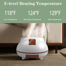 Load image into Gallery viewer, Steam Foot Spa Bath Massager Foot Sauna Care with Heating Timer Electric Rollers
