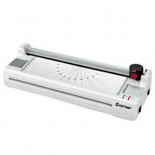 Load image into Gallery viewer, 13&quot; Hot and Cold Paper Trimmer with Corner Rounder and 25 Pouches-White
