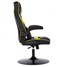 Load image into Gallery viewer, Rocking Gaming Chair Height Adjustable Swivel Racing Style Rocker -Yellow
