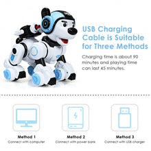 Load image into Gallery viewer, Wireless Programmable Interactive Remote Control Robotic Dog-Blue
