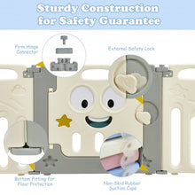 Load image into Gallery viewer, 16-Panel Foldable Baby Playpen Kids Activity Centre-Multicolor

