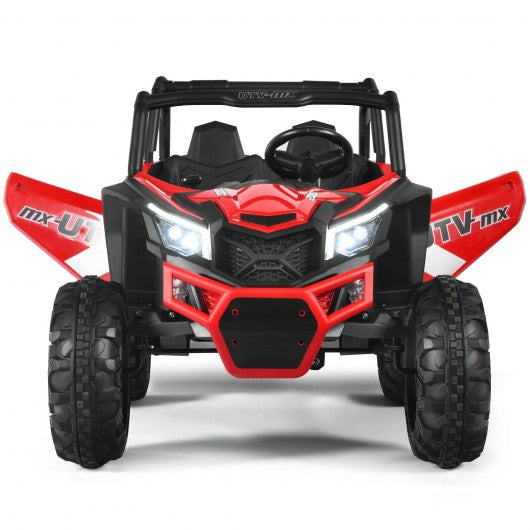 12 V Electric Kids Ride-On Car 2-Seater SUV Off-Road UTV with Remote-Red
