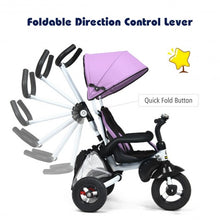 Load image into Gallery viewer, 6-In-1 Kids Baby Stroller Tricycle Detachable Learning Toy Bike-Pink
