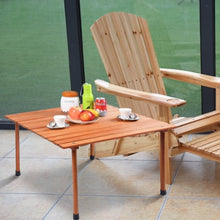 Load image into Gallery viewer, Folding Camping Outdoor Indoor Picnic Wood Roll up Table
