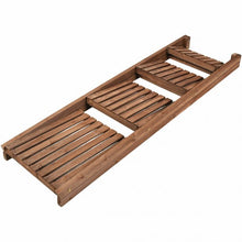 Load image into Gallery viewer, Folding Flower Stand Rack Wood Plant Storage Display Shelf
