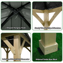 Load image into Gallery viewer, 10&#39; x 10&#39; Patio Hardtop Gazebo with Double Steel Roof for Outdoor-Gray
