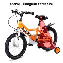 Load image into Gallery viewer, 12&quot; Kids Bike for Outdoor Sports with Training Wheel-Orange
