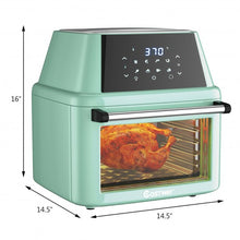 Load image into Gallery viewer, 19 QT Multi-functional Air Fryer Oven 1800W Dehydrator Rotisserie-Green

