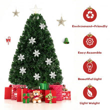 Load image into Gallery viewer, 4&#39; LED Optic Artificial Christmas Tree with Snowflakes
