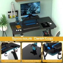 Load image into Gallery viewer, Gaming Desk PC Computer Table with RGB Lights
