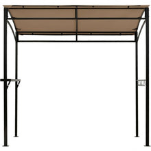 Load image into Gallery viewer, 7&#39; x 4.5&#39; Grill Gazebo Outdoor Patio Garden BBQ Canopy Shelter-Brown
