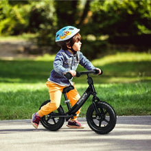 Load image into Gallery viewer, 12&quot; Kids Balance No-Pedal Ride Pre Learn Bike with Adjustable Seat-Black
