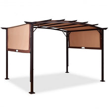 Load image into Gallery viewer, 12 x 9 ft Outdoor Pergola Gazebo Canopy Sun Shelter  with Steel Frame
