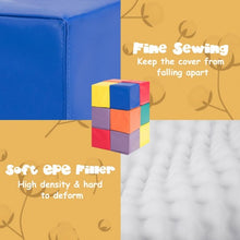 Load image into Gallery viewer, 12-Piece 5.5&quot; Soft Colorful Foam Building Blocks
