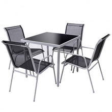Load image into Gallery viewer, 5 Pieces Bistro Set Garden Chairs and Table Set
