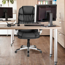 Load image into Gallery viewer, Ergonomic Office High Back Leather Adjustable Chair -Black
