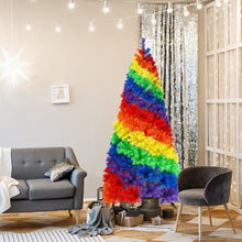 Load image into Gallery viewer, 7 ft Artificial Hinged Traditional Christmas Tree with Metal Stand
