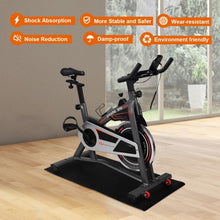 Load image into Gallery viewer, 47&quot; x 24&quot; Exercise Equipment PVC Mat Gym Bike Floor Protector
