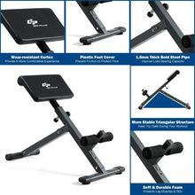 Load image into Gallery viewer, Adjustable Hyperextension Abdominal Exercise Back Bench
