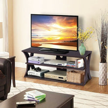 Load image into Gallery viewer, 3-Tier Entertainment Center Storage Cabinet TV Stand
