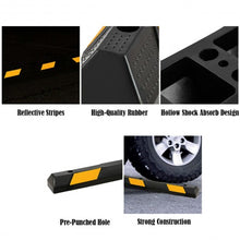Load image into Gallery viewer, 72&quot; Rubber Car Parking RV Trailer Wheel Tire Garage Driveway
