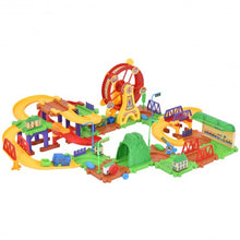 Load image into Gallery viewer, 79 pcs Railway Train Building Blocks with Light &amp; Music
