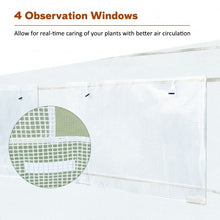 Load image into Gallery viewer, Greenhouse Outdoor Mini Walk-in Plant Portable Garden Greenhouse-White
