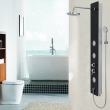 Load image into Gallery viewer, 59&quot; Tempered Glass Shower Panel w/ Hand Shower
