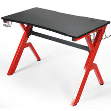 Load image into Gallery viewer, Headphone Mouse Pad &amp; Cup Holder Storage Gaming Desk
