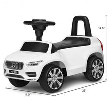 Load image into Gallery viewer, Kids Volvo Licensed Ride On Push Car Toddlers Walker-White
