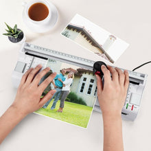 Load image into Gallery viewer, 9&quot; Hot and Cold Paper Trimmer with 25 Pouches and Corner Rounder-White
