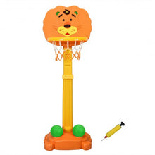 Load image into Gallery viewer, Adjustable Kids 3-in-1 Basketball Hoop Set with Balls
