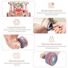 Load image into Gallery viewer, 2-in-1 Baby Walker with Activity Center-Pink
