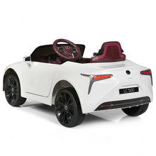 Load image into Gallery viewer, Kids Ride Lexus LC500 Licensed Remote Control Electric Vehicle-White
