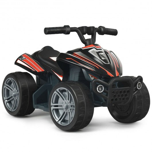 Kids 4-Wheeler ATV Quad Battery Powered Ride On Car-Black