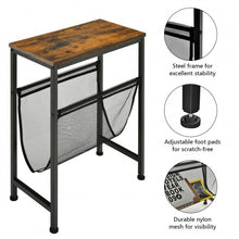 Load image into Gallery viewer, Narrow  Sling Industrial Accent Console Table
