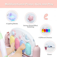 Load image into Gallery viewer, 3 in 1 Fitness Music and Lights Baby Gym Play Mat-Pink
