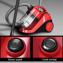 Load image into Gallery viewer, Bagless Cord Rewind Canister Vacuum Cleaner w/ Washable Filter
