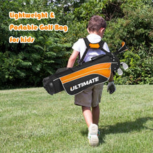 Load image into Gallery viewer, Junior Complete Golf Club Set For Age 8 to 10-Yellow
