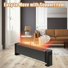 Load image into Gallery viewer, 1000 W Baseboard Hardwire Portable Heater Silent Operation Fast Heating for Home
