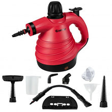 Load image into Gallery viewer, 1050W Portable Multipurpose Pressurized Handheld Steam Cleaner-Red

