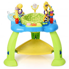 Load image into Gallery viewer, 2-in-1 Baby Jumperoo Adjustable Sit-to-stand Activity Center-Green
