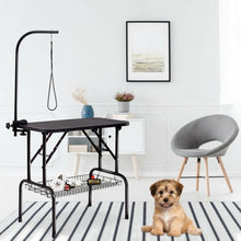 Load image into Gallery viewer, 32&quot; Pet Grooming Table Durable Foldable Rubber Top
