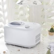 Load image into Gallery viewer, 1.1 QT Ice Cream Maker Automatic Frozen Dessert Machine with Spoon-White
