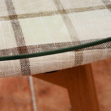 Load image into Gallery viewer, Round Dining Table with Steel Frame &amp; Tempered Glass Top
