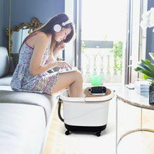 Load image into Gallery viewer, Portable Foot Spa Bath Motorized Massager with Shower-Coffee
