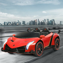 Load image into Gallery viewer, 12V 2-Seater Licensed Lamborghini Kids Ride On Car with RC and Swing Function
