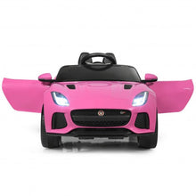 Load image into Gallery viewer, 12V Jaguar F-Type SVR Licensed Kids Ride On Car-Pink
