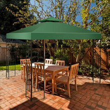Load image into Gallery viewer, 10&#39; x 10&#39;  2-Tier 3 Colors Patio Canopy Top Replacement Cover-Green
