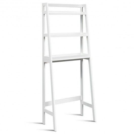 3-Shelf Over-The-Toilet Storage Organizer Rack-White